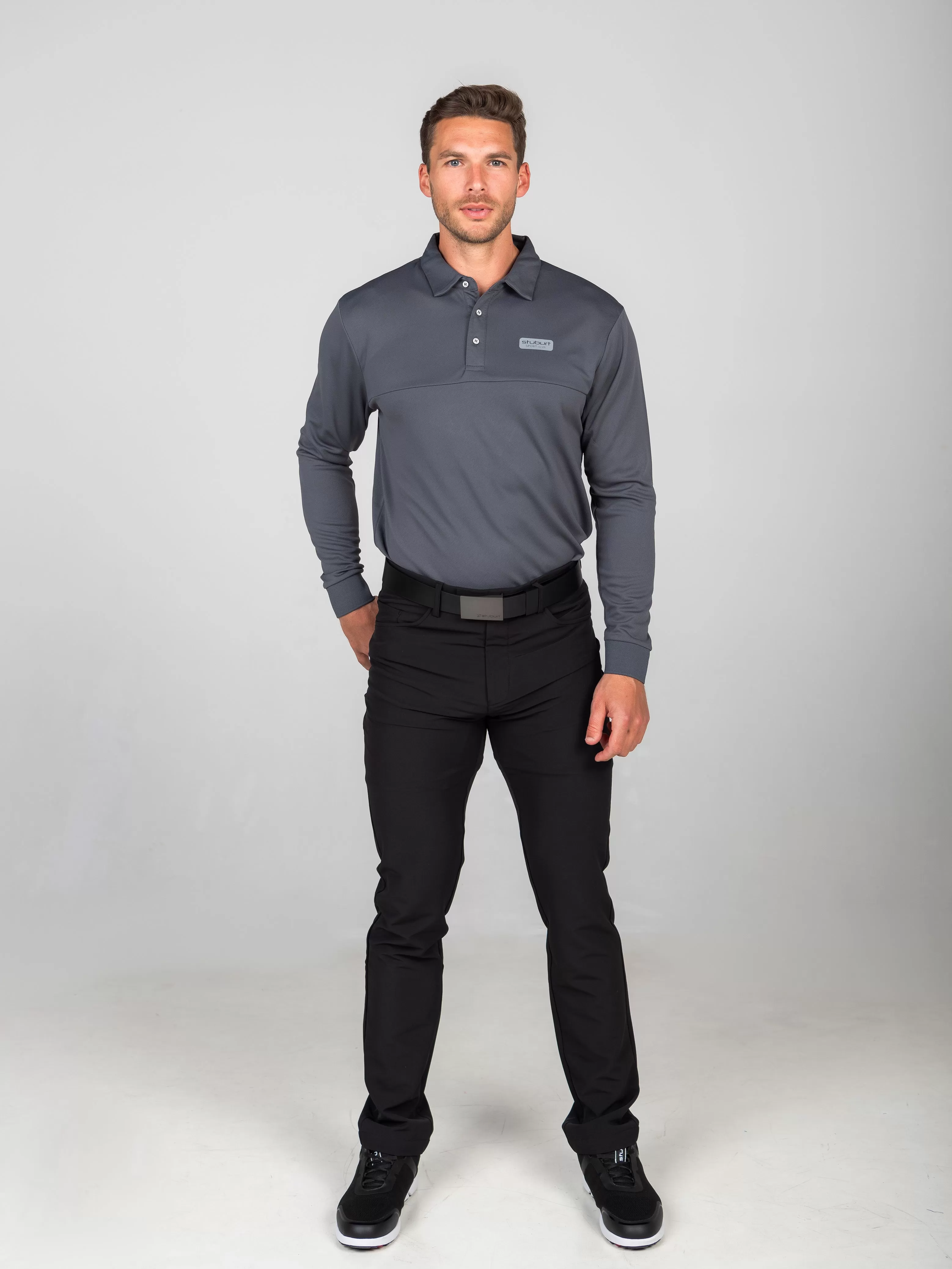 Sport-tech Long Sleeve Polo