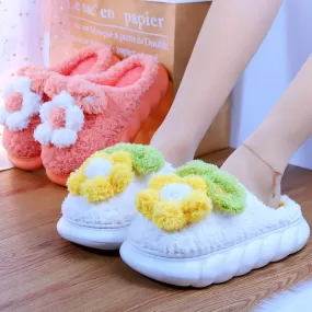 Sweet Comfy Soft Flowers Slippers ON887