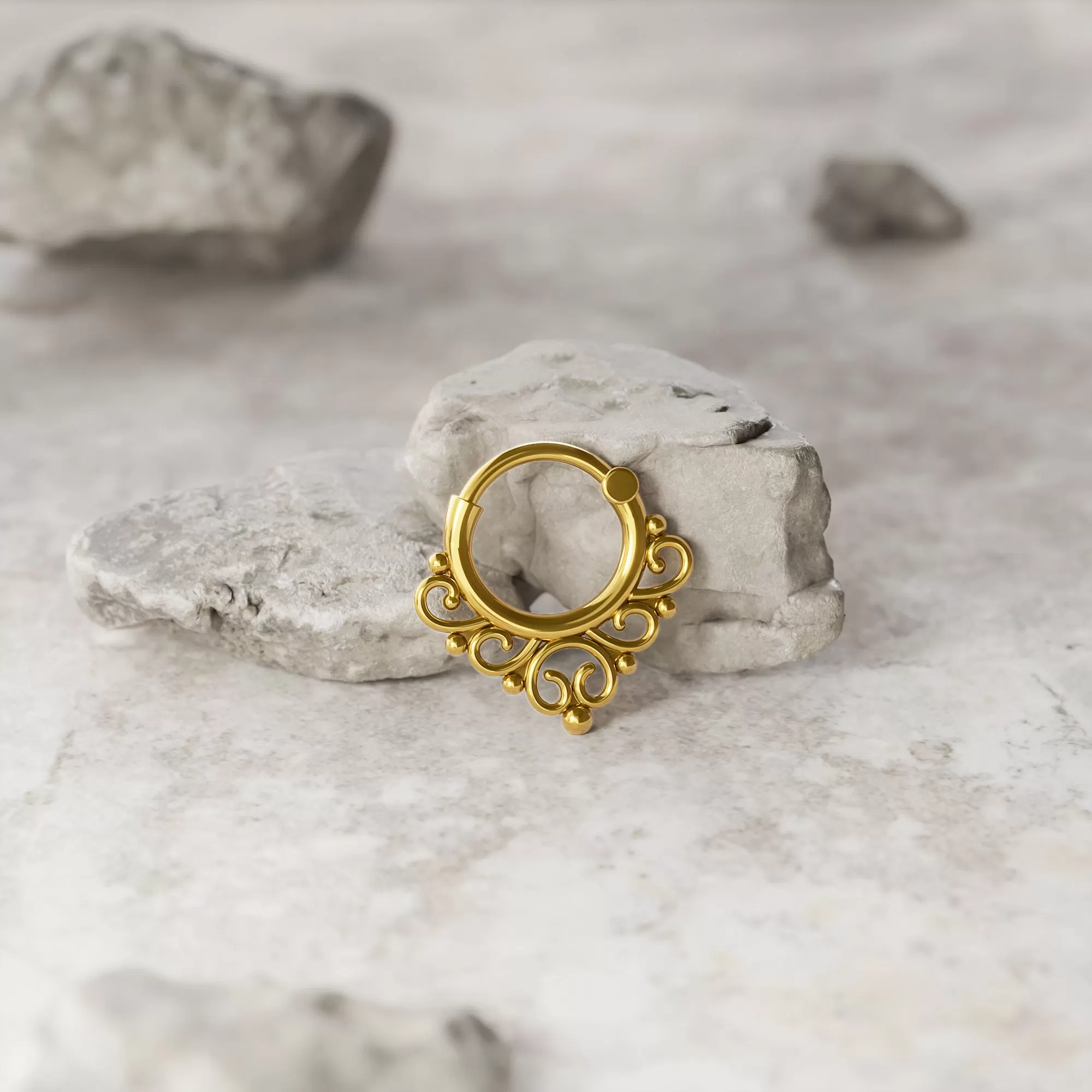 Swirly Statement Septum Ring