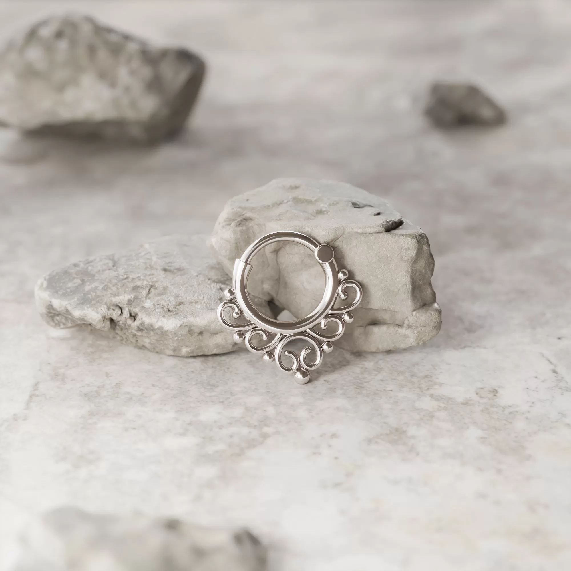 Swirly Statement Septum Ring