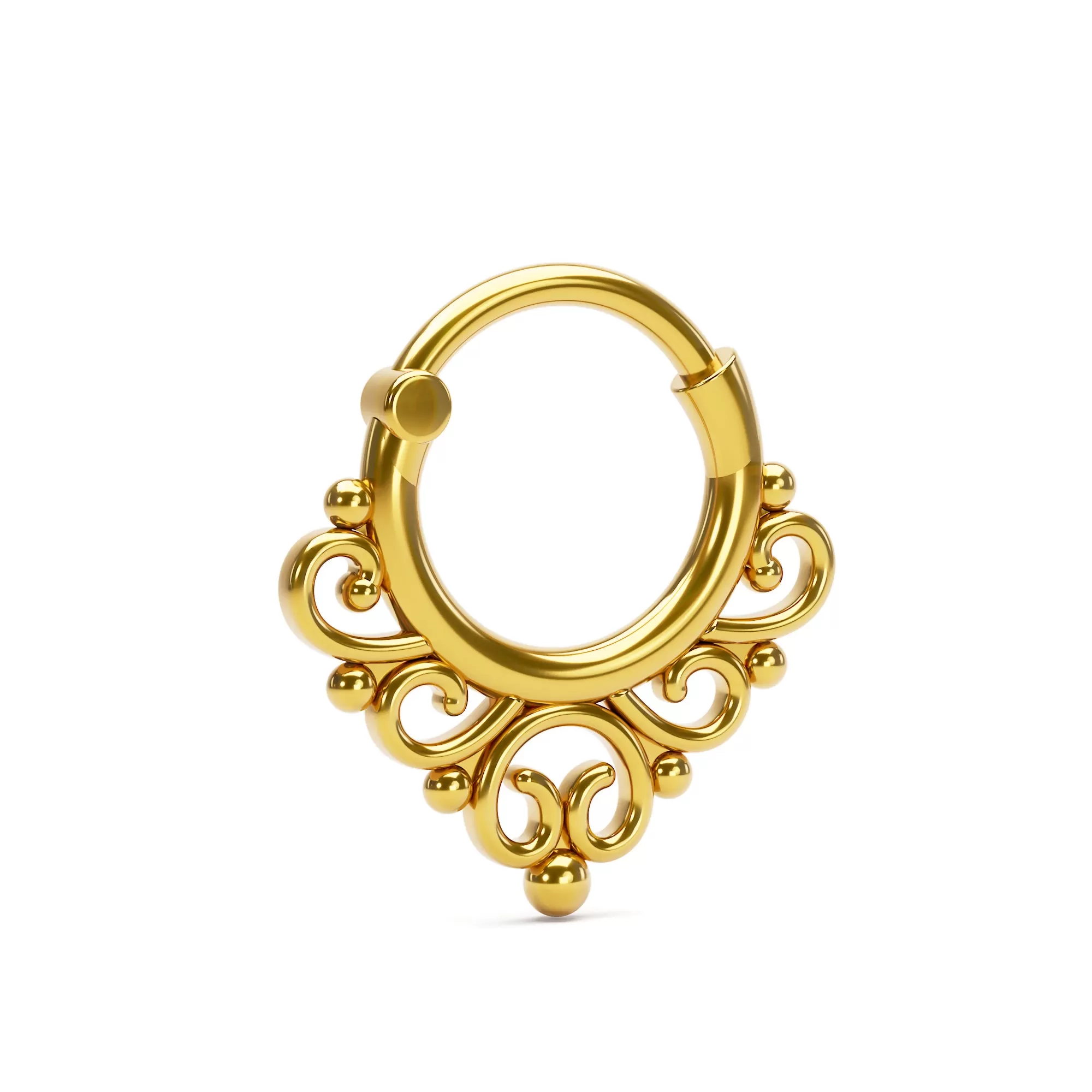 Swirly Statement Septum Ring