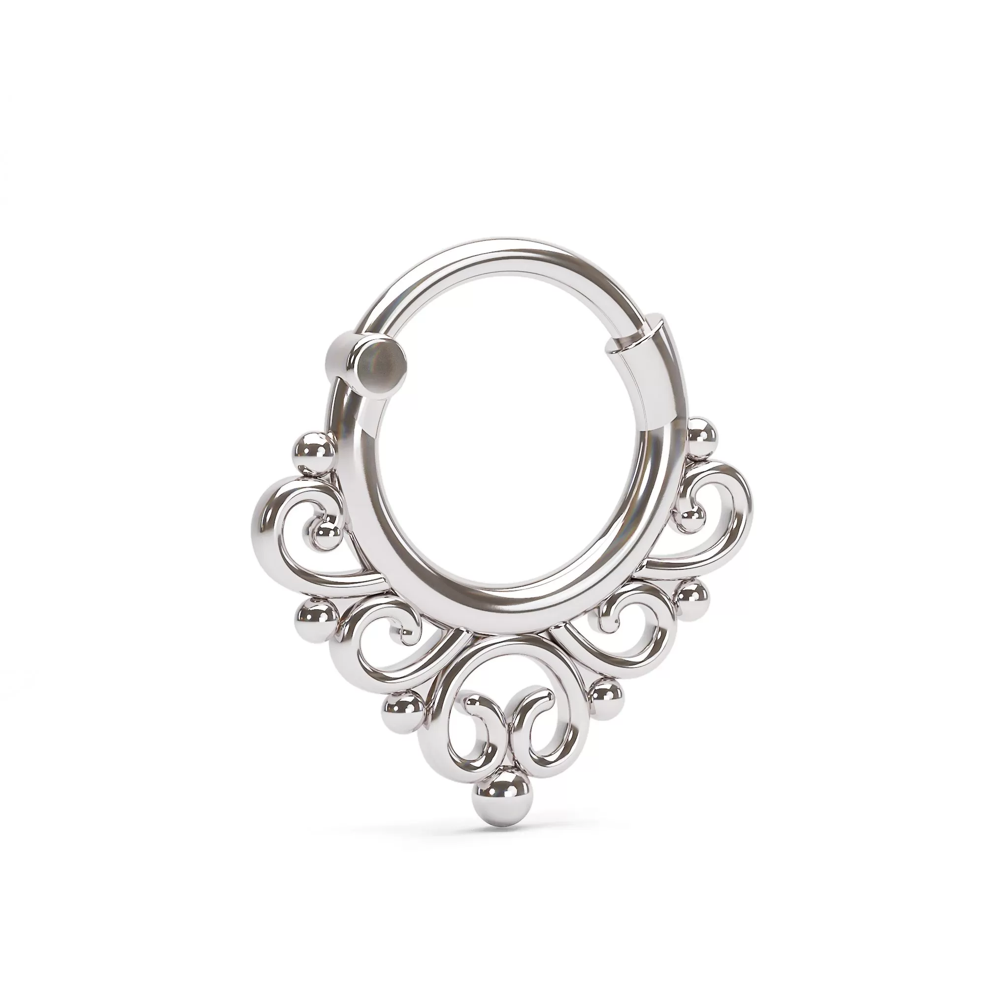 Swirly Statement Septum Ring