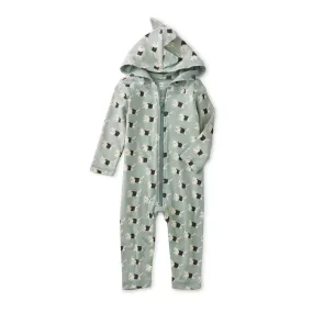 Tea Collection Dino Spikes Baby Hooded Romper