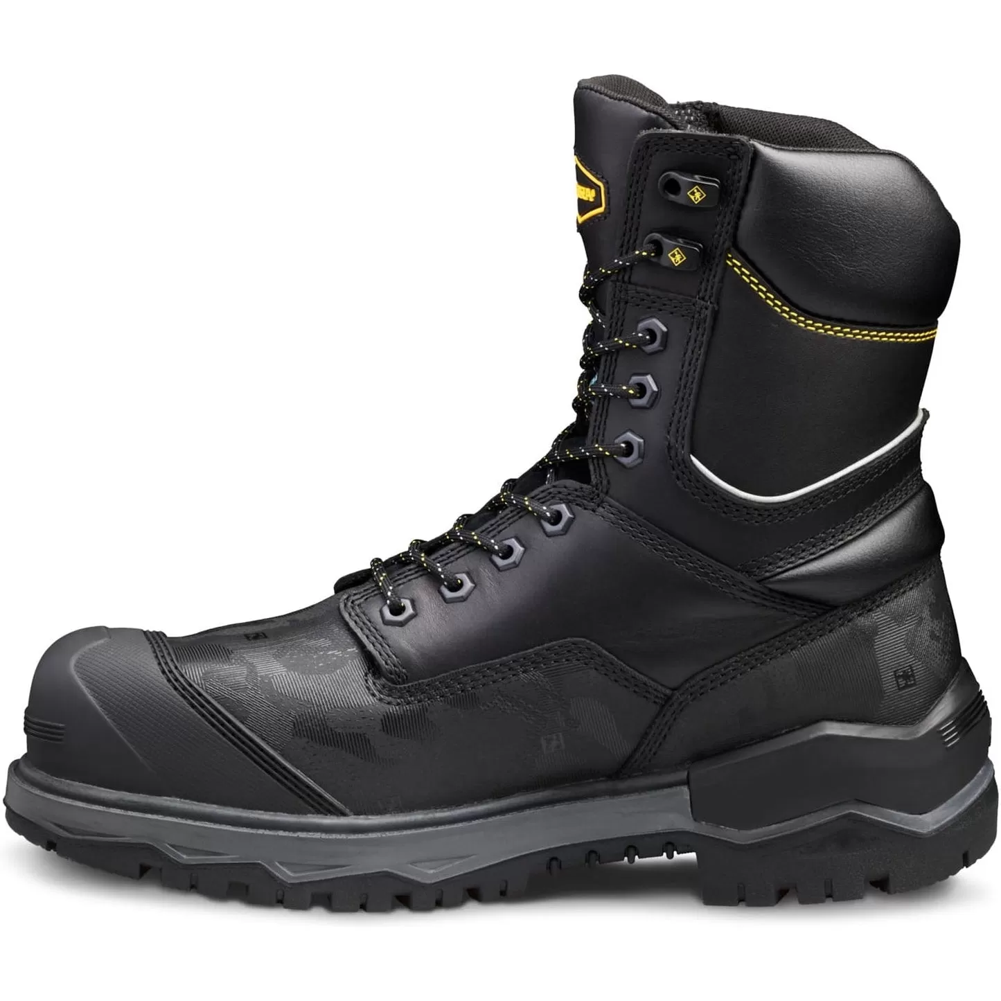 Terra Men's Gantry 8" Comp Toe WP Safety Work Boot -Black- 4NRQBK