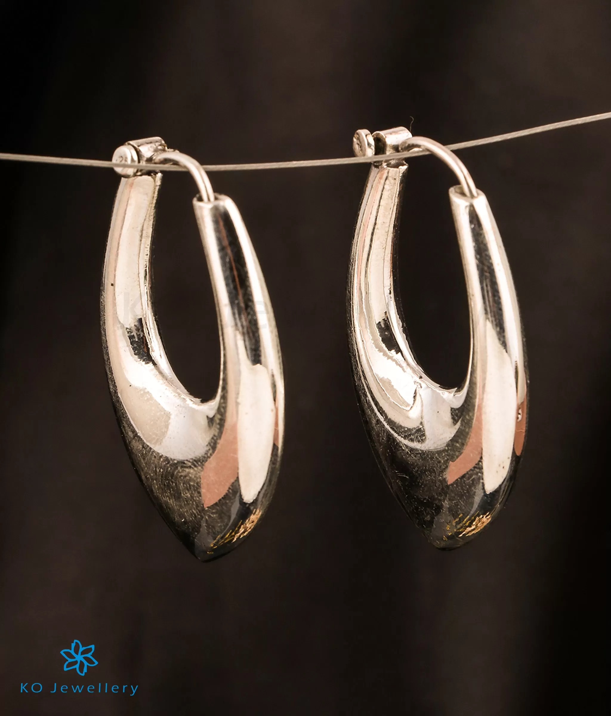 The Nura Silver Hoops