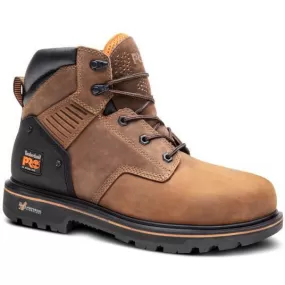 Timberland Pro Men's Ballast 6" Steel Toe Work Boot- Brown TB1A29H7214