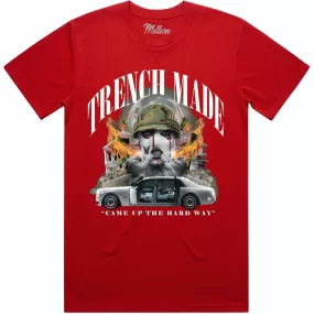 TRENCH MADE : Red Sneaker Tees Shirt