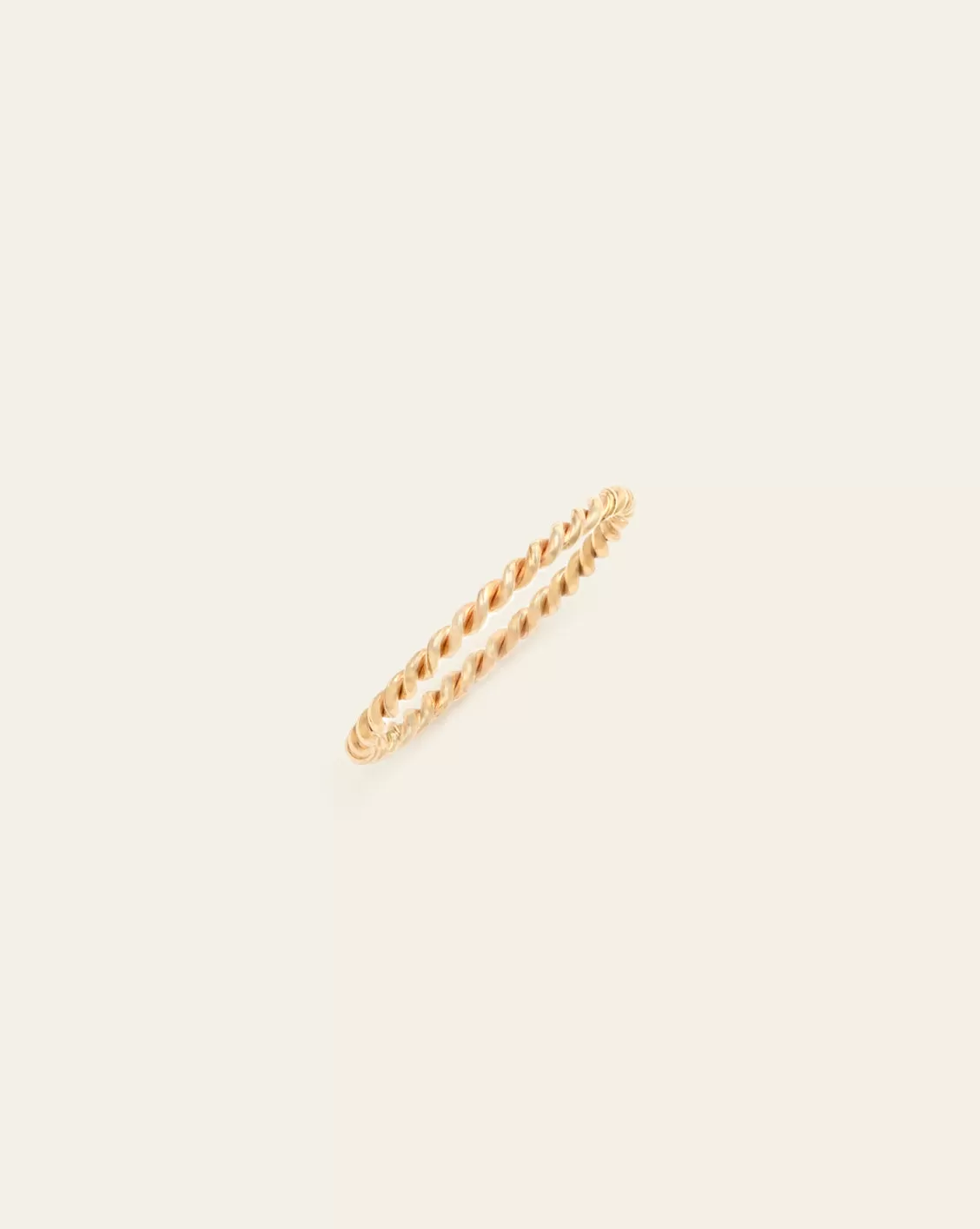 Twist Band - 10k Solid Gold