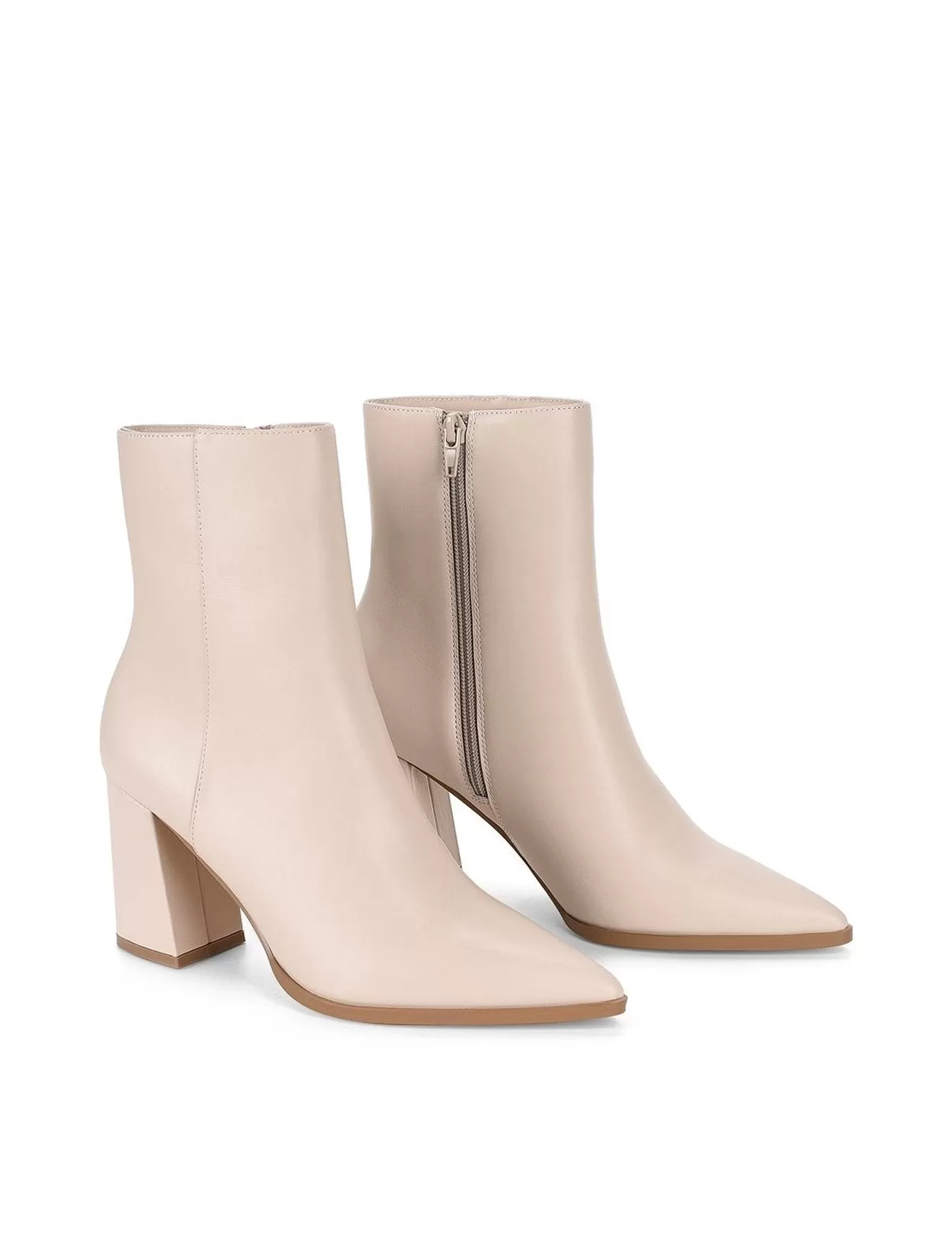 Willing Ankle Boots - Bone Leather