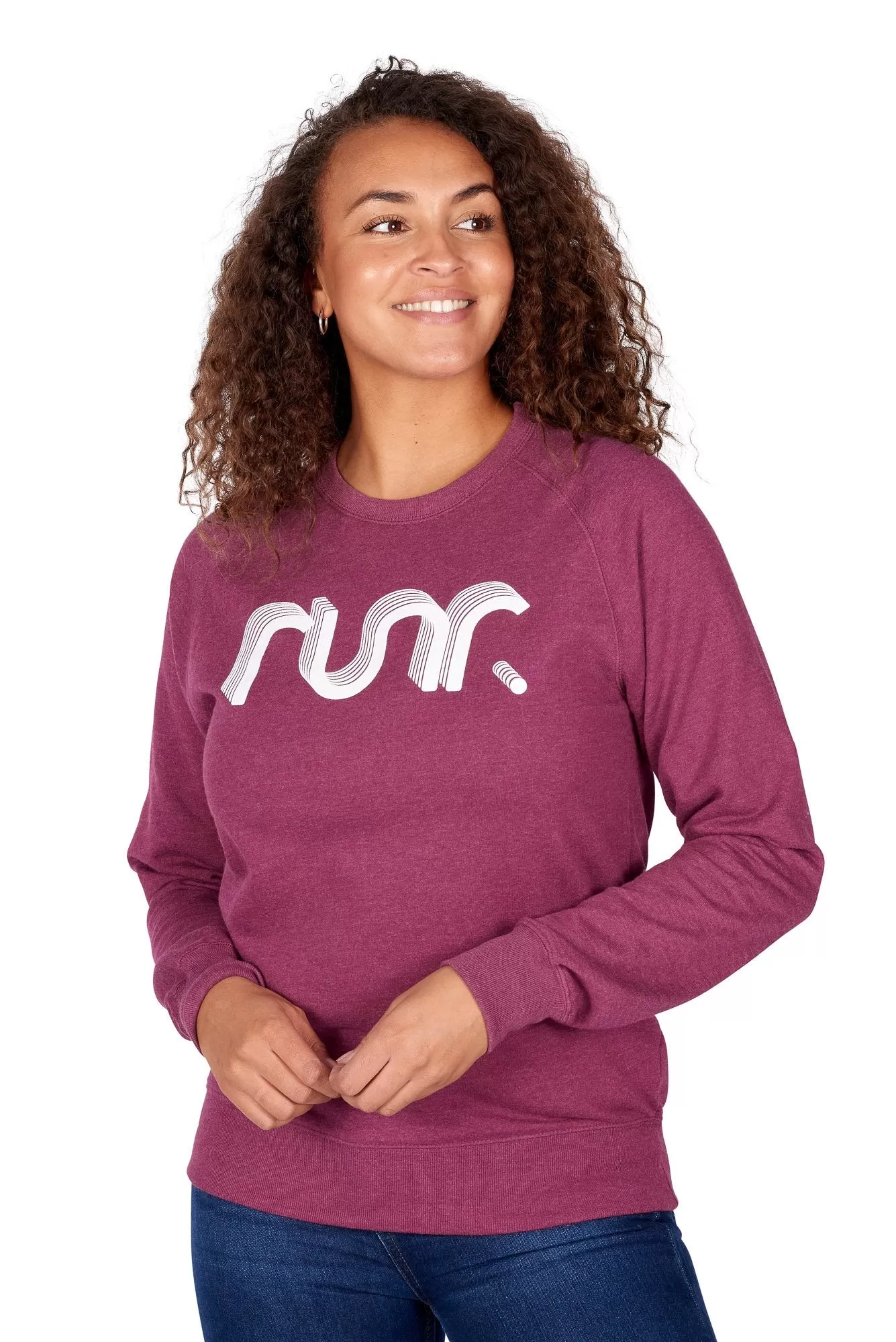 Women's Plum Retro Runr Jumper