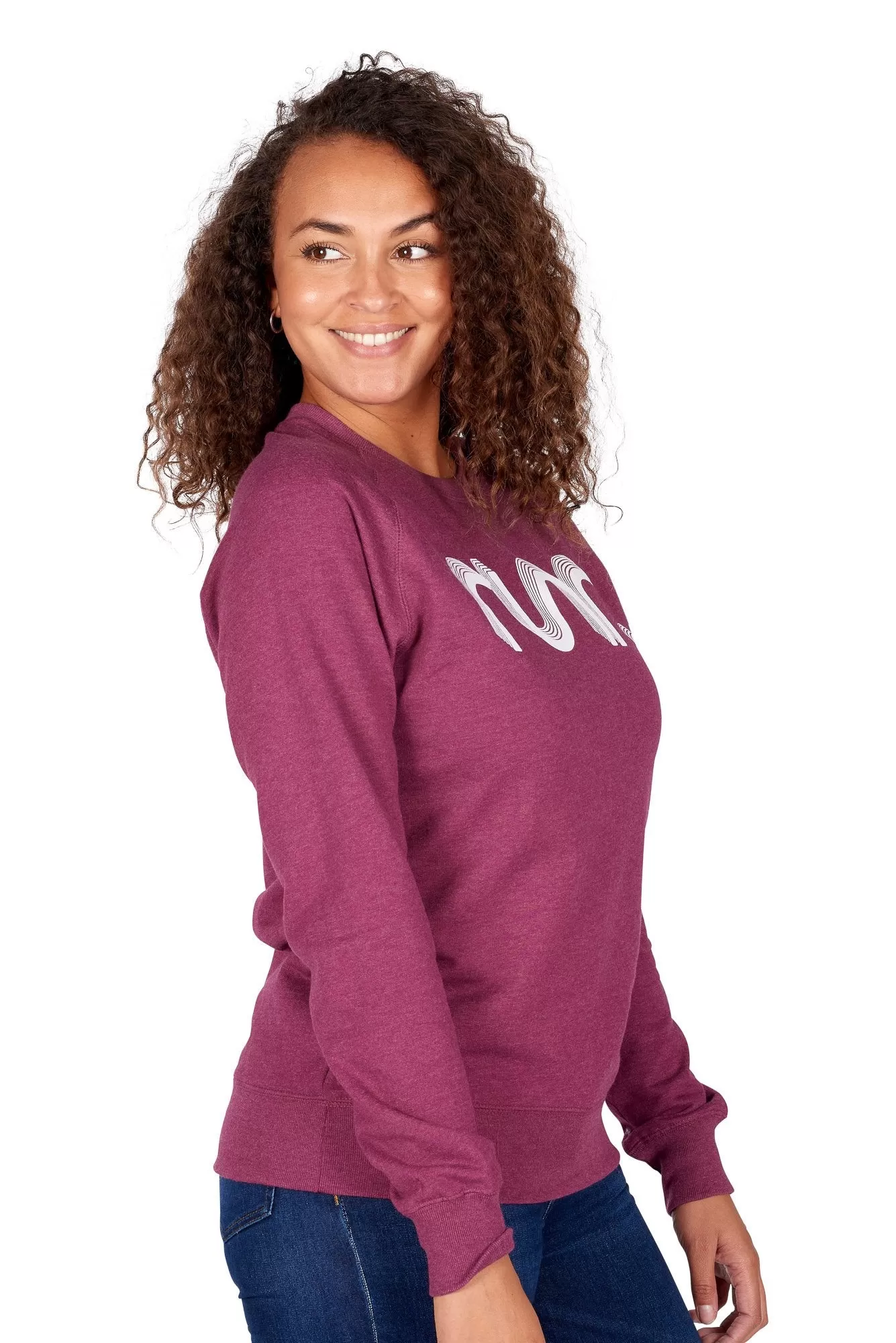 Women's Plum Retro Runr Jumper